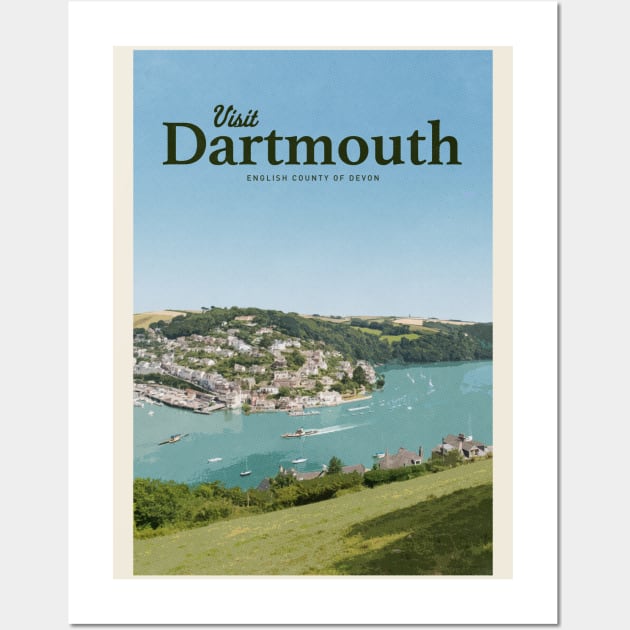 Visit Dartmouth Wall Art by Mercury Club